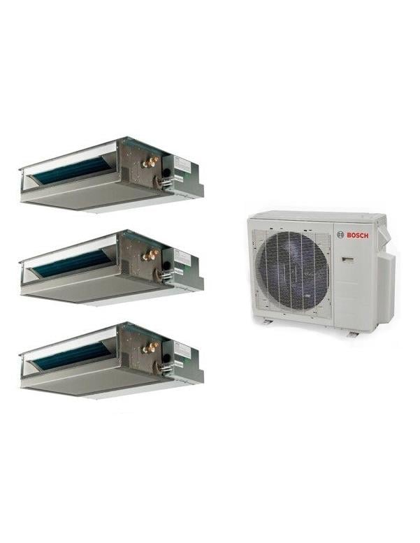 Bosch Multi Kanallı İnverter Klima 42000 Btu 1 Dış + İç Ünite 18000 + 18000 + 18000 Btu