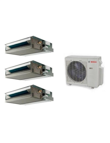Bosch Multi Kanallı İnverter Klima 42000 Btu 1 Dış + İç Ünite 18000 + 18000 + 18000 Btu