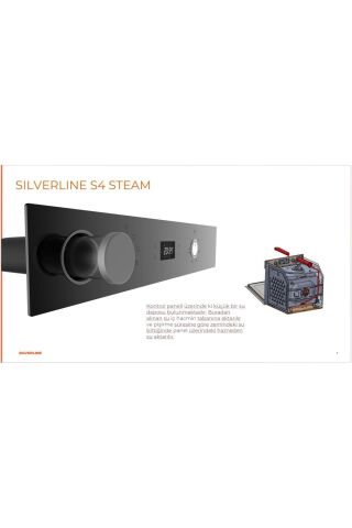 Silverline BO65P4S01 Buhar Destekli + Airfryer Özellikli Ankastre Fırın Gri Antrasit Cam