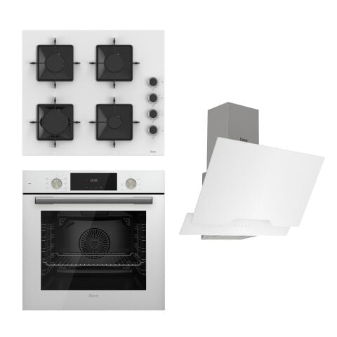 Ferre Flowart Ss Serisi Beyaz Set (ss206 + Qms63b +d064 )