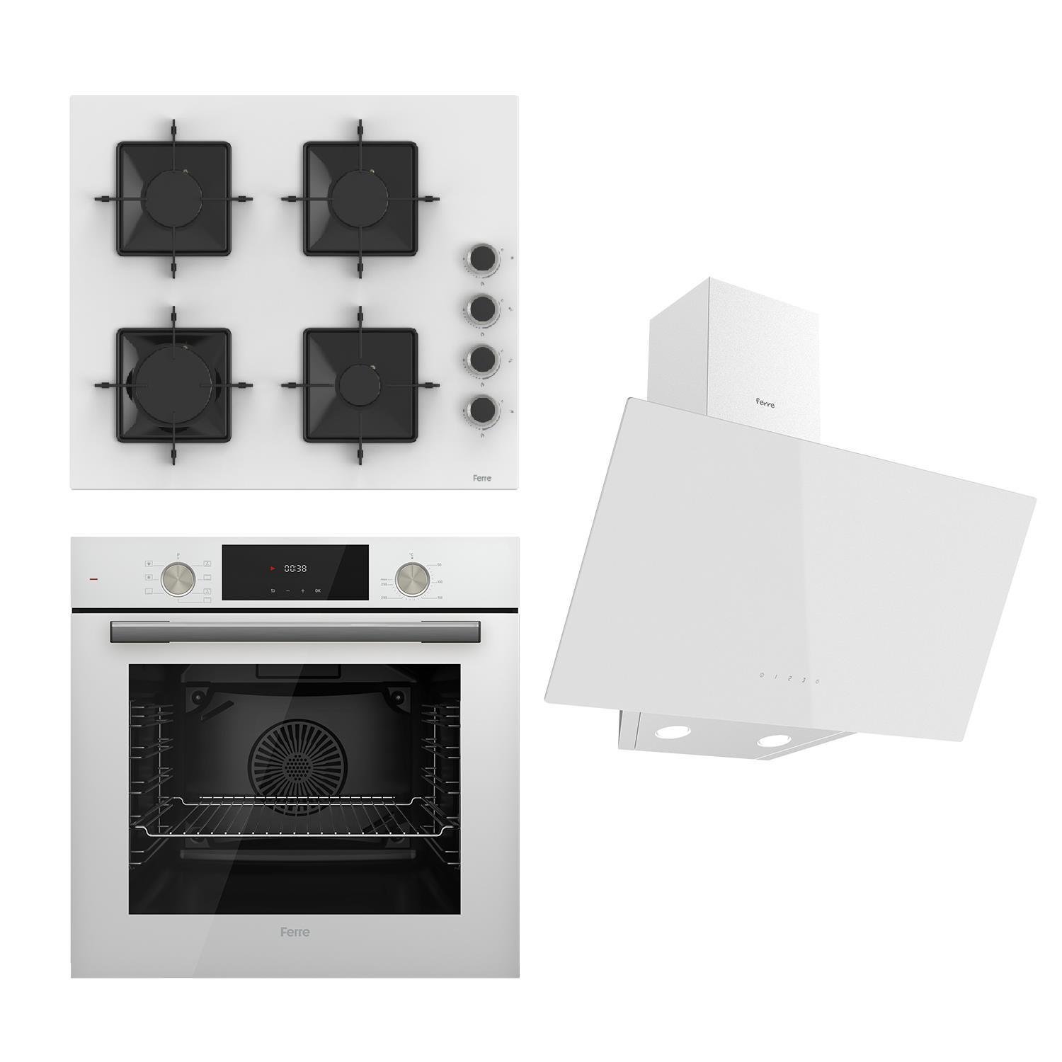 Ferre Flowart Ss Serisi Beyaz Set (ss206 + Qms63b +d078)