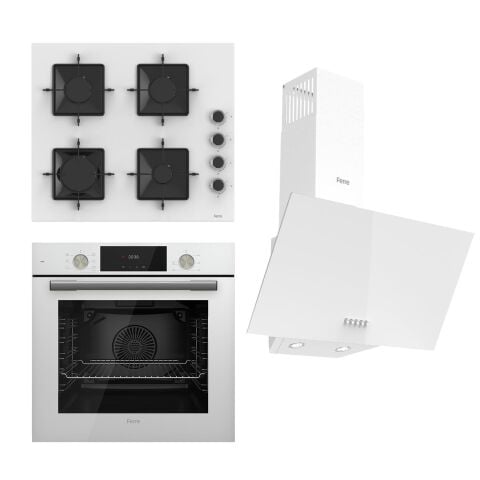 Ferre Flowart Ss Serisi Beyaz Set (ss206 + Qms63b +d087)