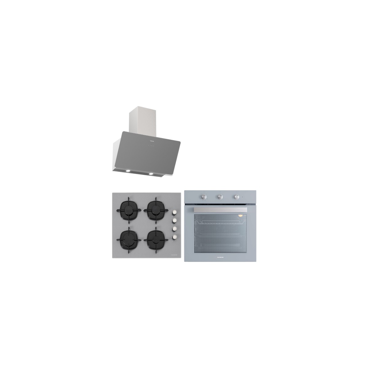 Silverline 3'lü Ankastre Set (BO6503S01-3457 SOHO-CS5335S02)