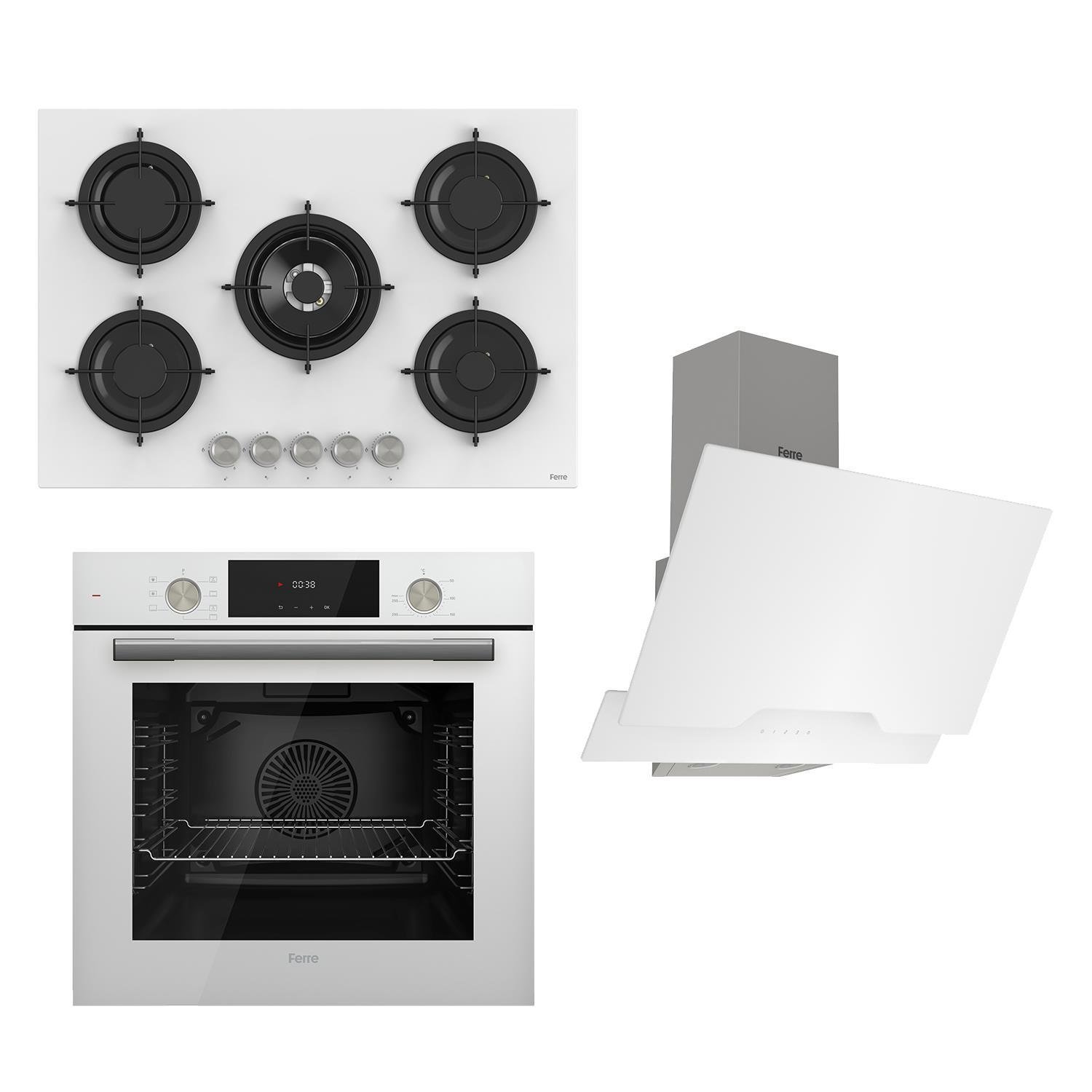 Ferre Flowart Serisi Beyaz Set (rs036+ Qms63cb +d064 )