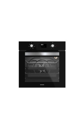 Silverline Siyah Cam Ankastre Set - BO6502B02 Fırın, CS5700E6B01 Ocak, 3481 Flam 60 cm Davlumbaz