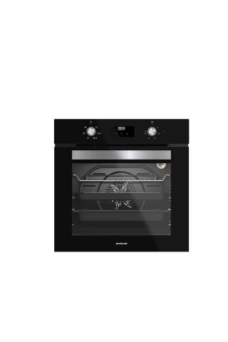 Silverline Siyah Cam Ankastre Set - BO6502B02 Fırın, CS5700E6B01 Ocak, 3481 Flam 60 cm Davlumbaz