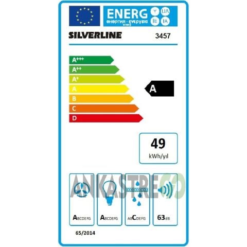Silverline BO6502W02 - CS5364W01 - 3457 Soho 60 Beyaz Cam Ankastre Set