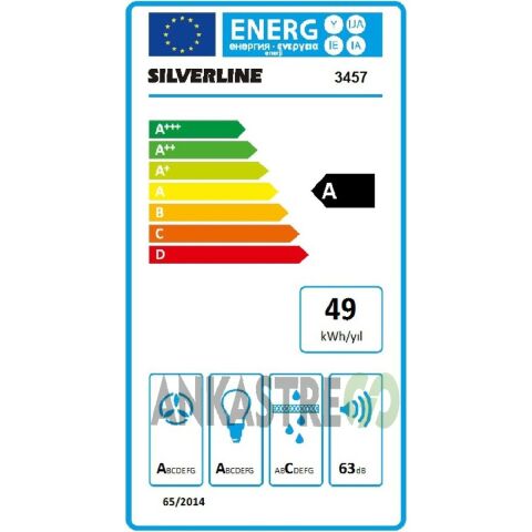 Silverline BO6502W02 - CS5364W01 - 3457 Soho 60 Beyaz Cam Ankastre Set