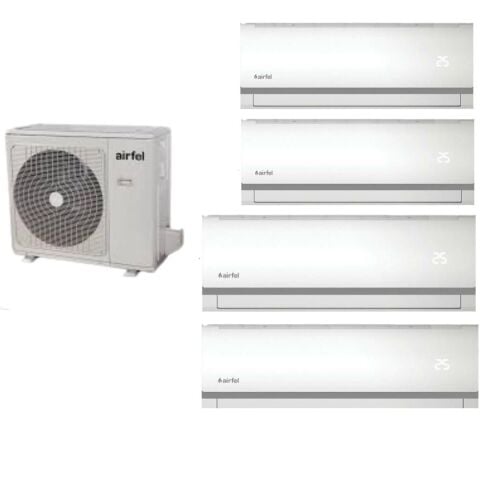 Airfel Duvar Tipi Multi Klima 42000 BTU 1 Dış Ünite + 4 İç Ünite 9+9+12+12 5LMX125N