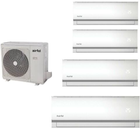 Airfel Duvar Tipi Multi Klima 42000 BTU 1 Dış Ünite + 4 İç Ünite 9+9+12+24 LMX125N