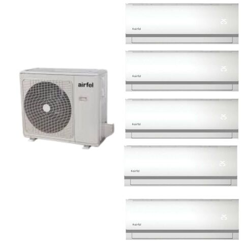 Airfel Duvar Tipi Multi Klima 42000 BTU 1 Dış + 5 İç Ünite 9+9+9+9+9 5LMX125N