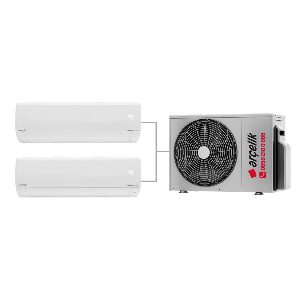 Arçelik Multi Sistem Duvar Tipi 2+1 İnverter 9+24 24000Btu Klima ZM24104-924
