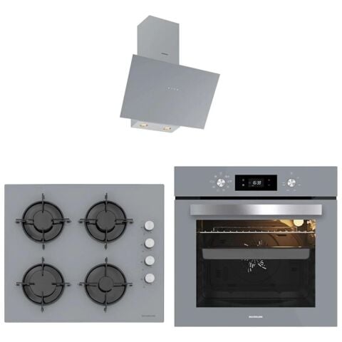 Silverline Gri Cam Ankastre Set 3481 - CS5349S01 - BO65E4S01