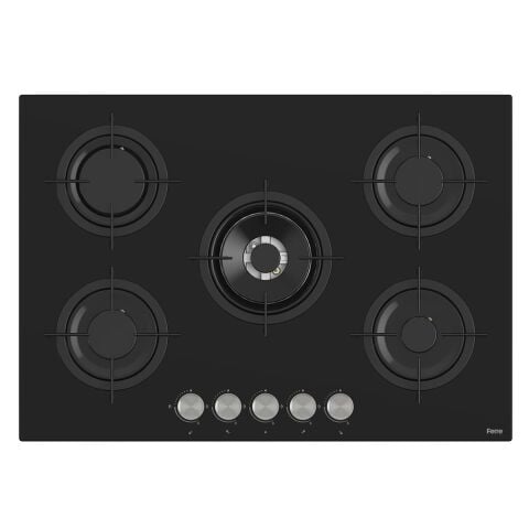 Ferre Flowart Basic Serisi Siyah Ankastre Set (rs035 + Xe62cs + D063 )
