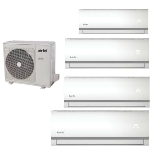 Airfel Duvar Tipi Multi Klima 42000 BTU Dış Ünite 4 İç Ünite 9+12+12+18 5LMX125N