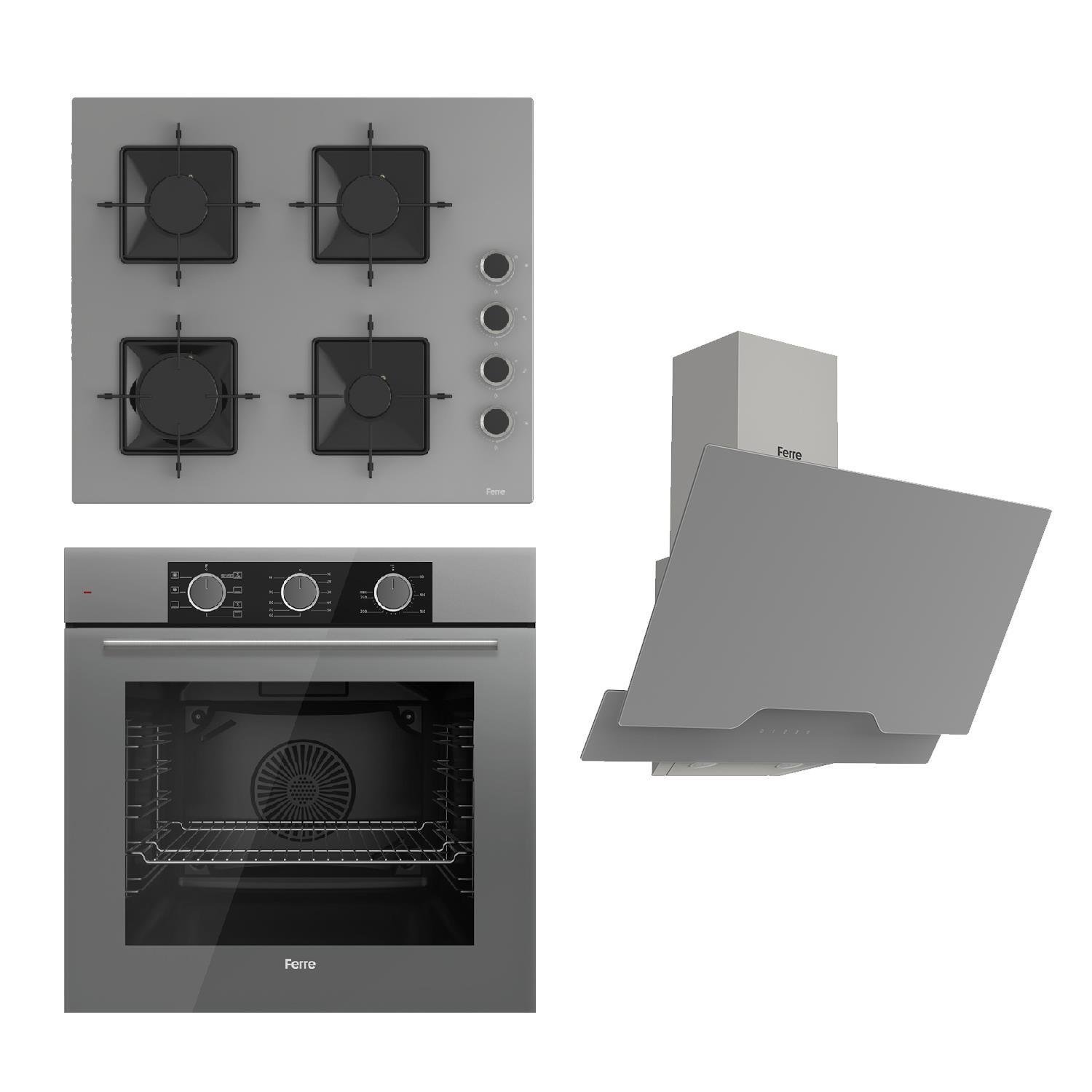 Ferre Fryart Basic Ss Serisi Gri Set (ss208 + Qxe62cpr +d065 )