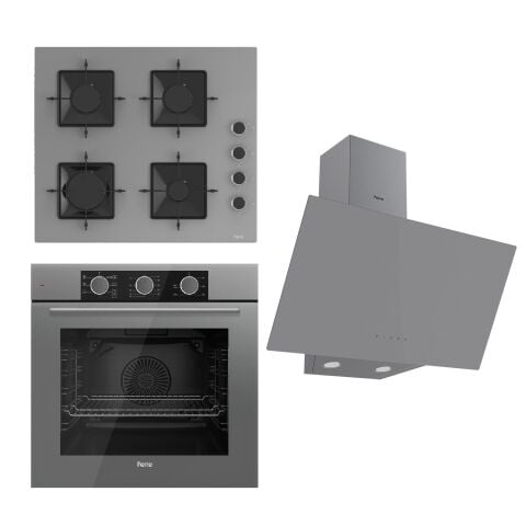 Ferre Fryart Basic Ss Serisi Gri Set (ss208 + Qxe62cpr +d079 )