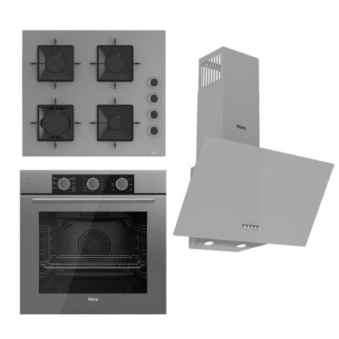 Ferre Fryart Basic Ss Serisi Gri Set (ss208 + Qxe62cpr +d088 )