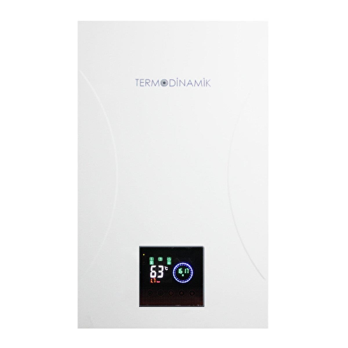 Termodinamik DEK 12 Dijital Elektrikli Kombi 12kw 220v (Isıtma + Sıcak Su)