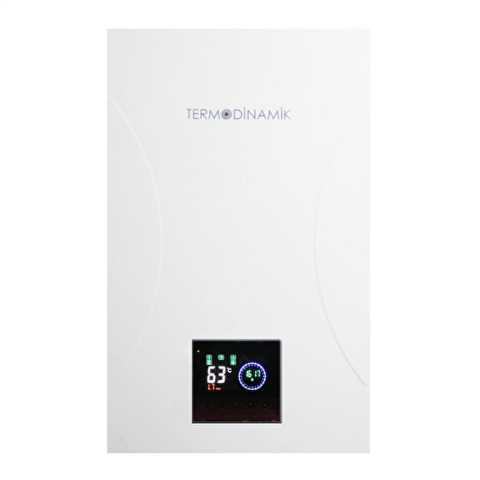 Termodinamik DEK 12 Dijital Elektrikli Kombi 12kw 220v (Isıtma + Sıcak Su)