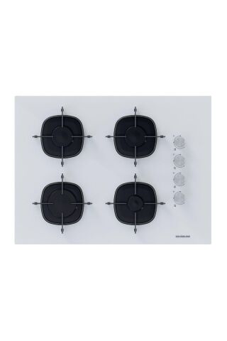 Silverline Fryart&SteamArt  Buharlı Pişirme Beyaz Cam Ankastre Set 3490 - CS5665W01 65CM Ocak- BO65P4W01