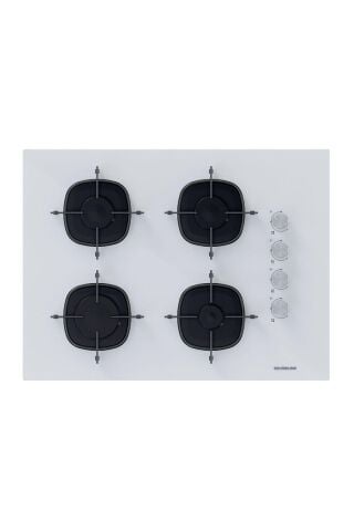 Silverline Fryart&SteamArt  Buharlı Pişirme Beyaz Cam Ankastre Set 3457 Soho - CS5665W01 65CM Ocak- BO65P4W01