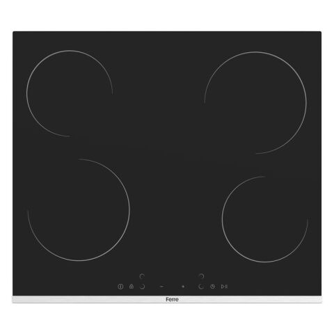 Ferre Ms261 Vitroseramik Inox Çıtalı Ankastre Cam Ocak
