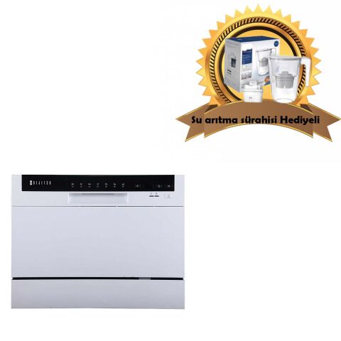 Dijitsu Dsb 7001 Kompakt Bulaşık Makinesi , Tezgah Üstü Bulaşık makinesi ( Sürahi Hediyeli)