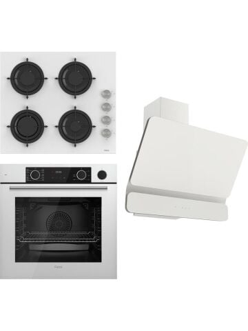 Ferre Steamart&fryart Serisi Buharlı Pişirme Beyaz Set (CS206 + XE64CB +D081 )