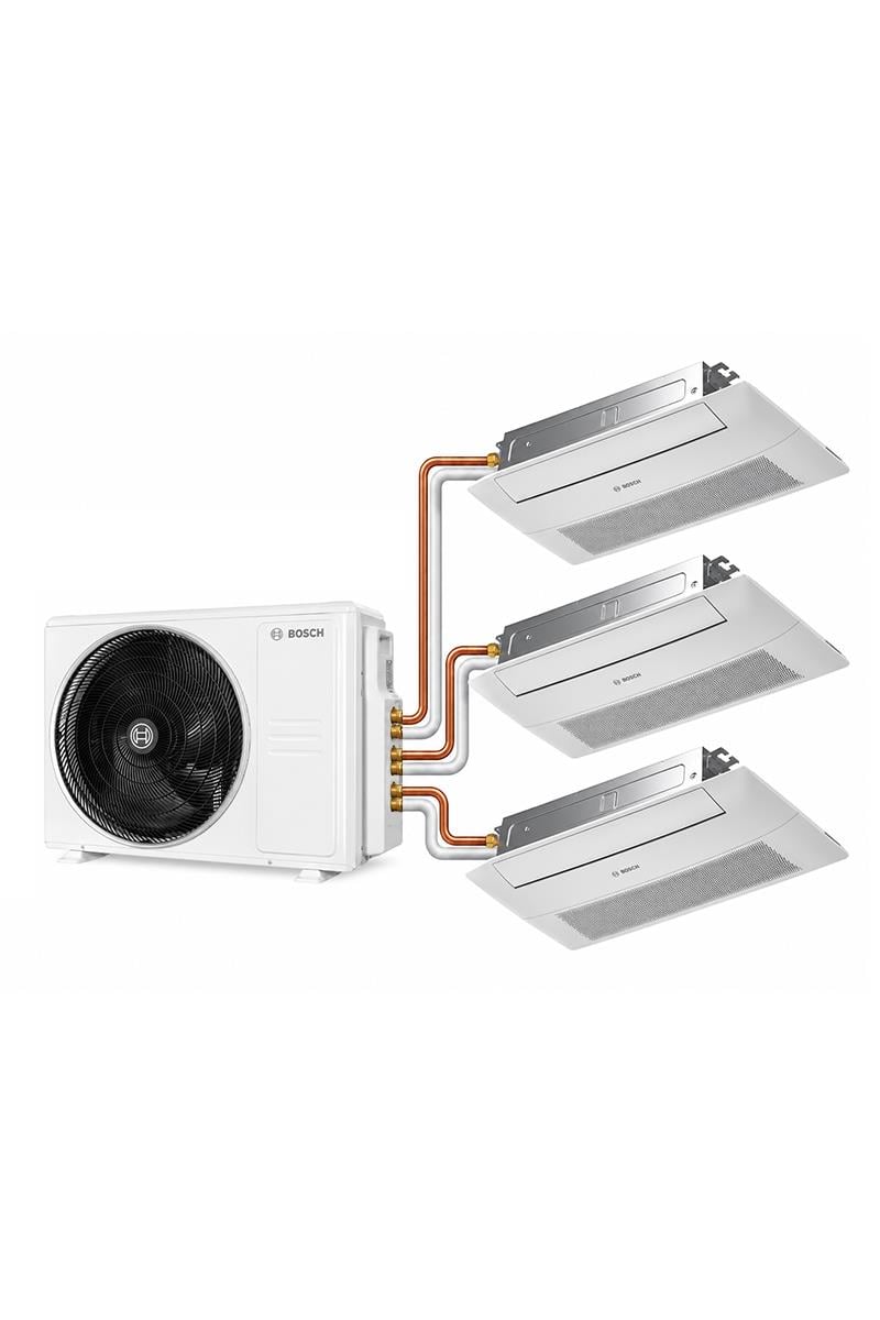 Bosch Bosch Multi Tek Yön Kaset Tipi Klima 36000 BTU Dış 9+12+24 BTU İç Ünite 1+3 Sistem En Ucuz Fiyatları ve Özellikleri