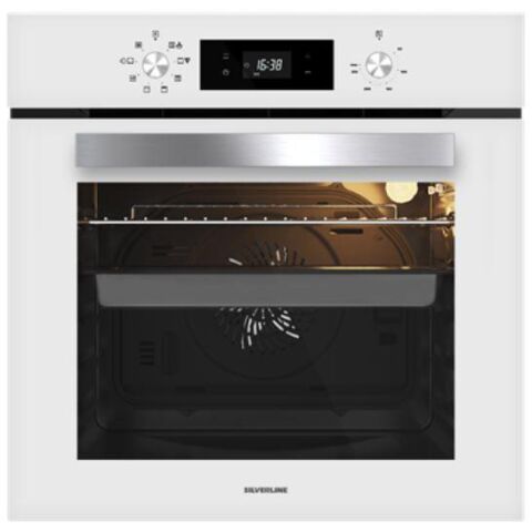 Silverline Beyaz Cam Ankastre Set 3457 - CS5349W01 - BO65E4W01