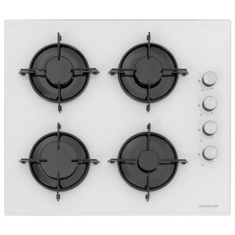 Silverline Beyaz Cam Ankastre Set 3457 - CS5349W01 - BO65E4W01