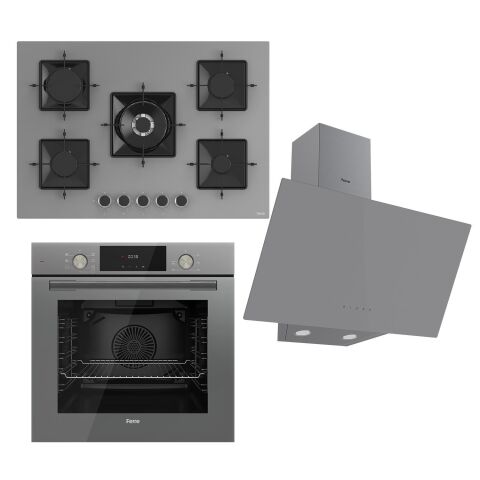 Ferre Flowart Ss Serisi Gri Set (ss038 + Qms63cpr +d079 ) -75'lik Seri