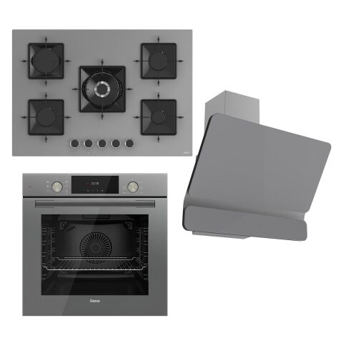 Ferre Flowart Ss Serisi Gri Set (ss038 + Qms63cpr +d082 ) -75'lik Seri