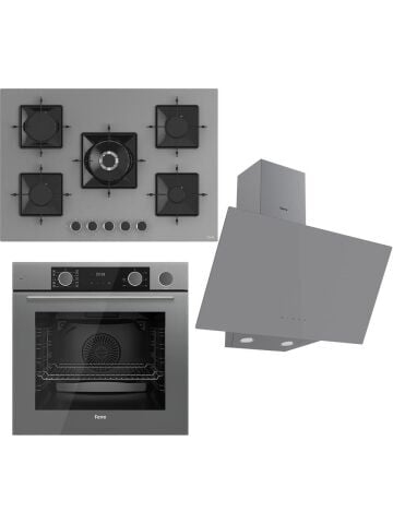 Ferre Steamart Ss Serisi Gri Set (SS038 + XE64CPR +D079 )
