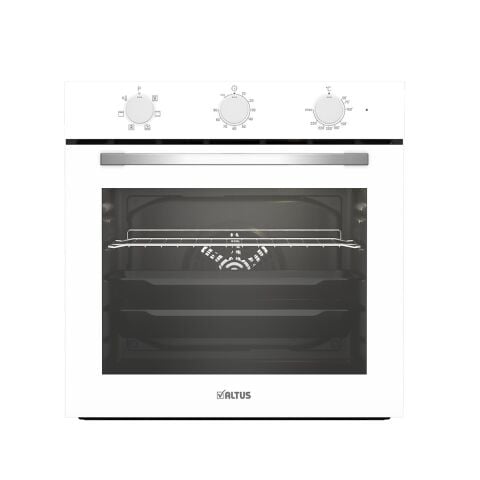 Altus Beyaz Cam Ankastre Set 535 W - 189 Dw Ocak Woklu-321 W Fırın Turbo