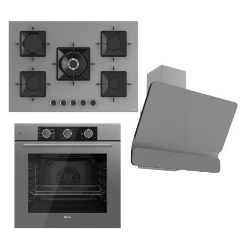 Ferre Fryart Ss Serisi Gri Set (ss038 + Qxe62cpr +d082 ) -75'lik Seri