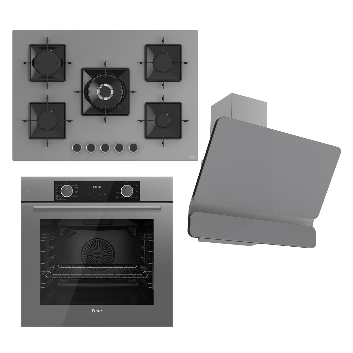 Ferre Fryart Ss Serisi Gri Set (ss038 + Xe63cpr +d082 ) -75'lik Seri