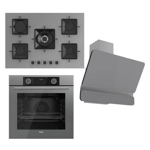 Ferre Fryart Ss Serisi Gri Set (ss038 + Xe63cpr +d082 ) -75'lik Seri