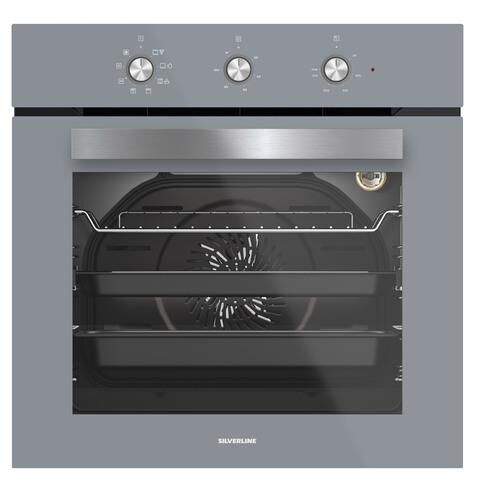 Silverline BO6503S01 - CS5343S01 - 3420 Classy 60 cm Gri Ankastre Set