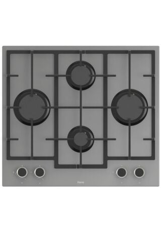 Ferre Fryart Gri Cam Ankastre Set D088- LN388 Döküm Izgara Önden Düğmeli Ocak - Xe63cpr FryArt