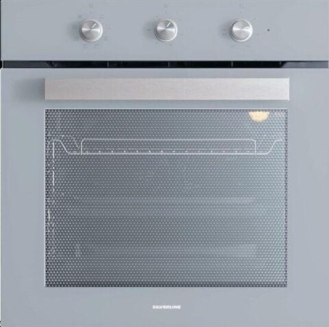 Silverline Gri Cam Ankastre Set 4'lü Paket 3457 - CS5365S01 Woklu - BO6503S01 - MW9018S02 Mikrodalga