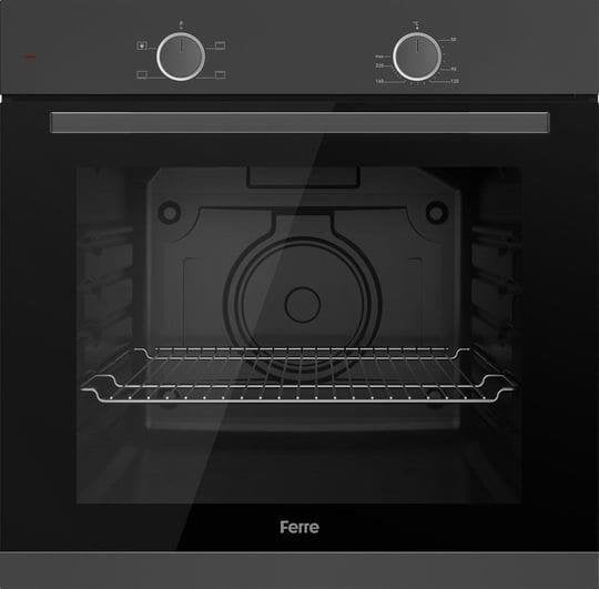 Ferre XE61MPL Koyu Gri Cam Ankastre Fırın 4 Fonksiyon Statik