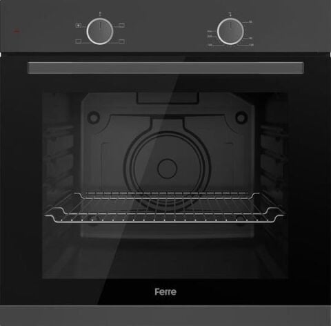 Ferre XE61MPL Koyu Gri Cam Ankastre Fırın 4 Fonksiyon Statik