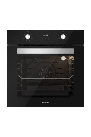 Silverline Siyah Cam Ankastre Set 5 Yıl Garanti (3420 Classy 60+cs5343b01+bo6502b02)