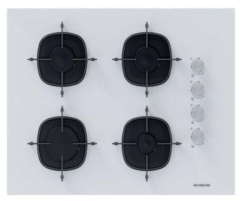 Silverline 2'li İkili Beyaz cam Ankastre Set CS5665W01 65CM Ocak -BO6502W02 Turbo Fırın