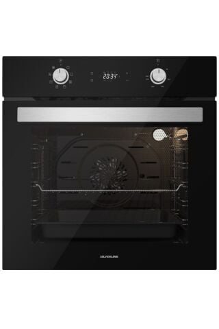 Silverline Siyah Cam Ankastre Set (3490 Oslo 60 Siyah+cs5365b01+bo6504b01)