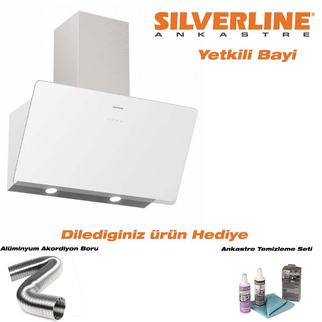 Silverline SilverLine 3457 Soho Beyaz 60 cm Davlumbaz En Ucuz Fiyatları ve Özellikleri