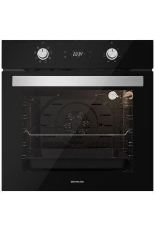 Silverline Siyah Cam Ankastre Set (3481 Flam 60+cs5335b02+bo6504b01)