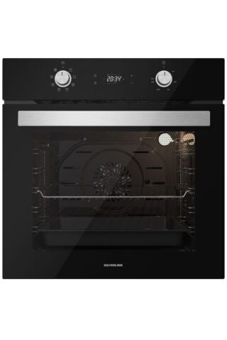 Silverline Siyah Cam Ankastre Set 5 Yıl Garanti (3457 Soho 60+cs5365b01+bo6504b01)